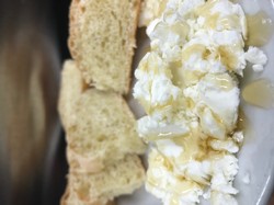 Goat Cheese & Honey with Fresh Bread